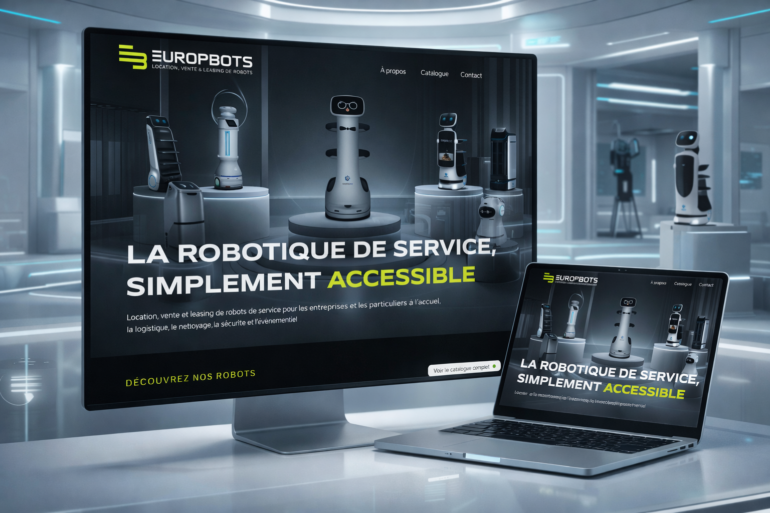 Europbots - Site web